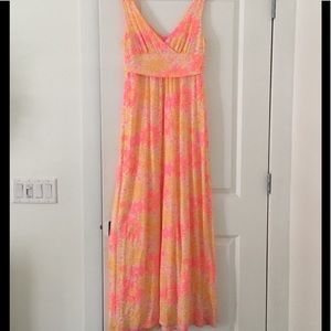 Lilly Pulitzer pink label maxi dress